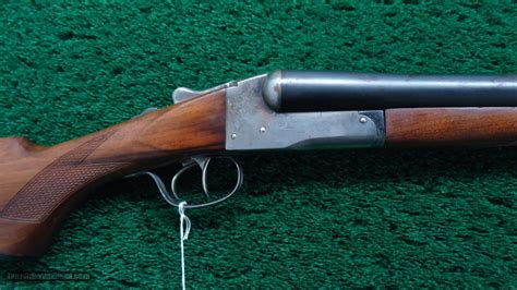 The wood stock has decorative checkering and is in good shape. . Lefever nitro special 12 gauge double barrel
